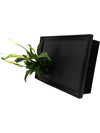 Quadro vegetale Lavagna | Desia Black | Lato con pianta Spathiphyllum - 𝘕EASYJUNGLE 
